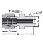 Inch pipe butt welding type connector