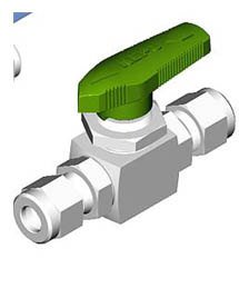 QB - split type high pressure instrument ball valve