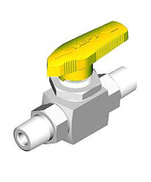 QB - split type high pressure instrument ball valve