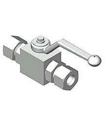 QD - split type high pressure liquid ball valve