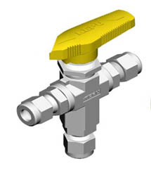 QC - split type high temperature ball valve instrument