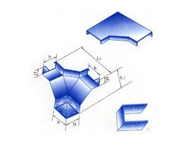 XQJ - C - 3 f on the Angle of vertical equal tee