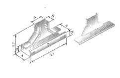 XQJ - LPC - 03 e type aluminum alloy under the side vertical tee
